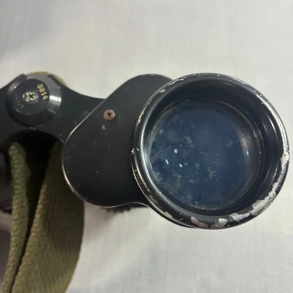 Vintage Binolux 7x35 Binoculars Extra Wide Angle 11° 578ft Japan w Case